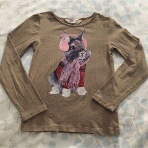 4 to 6 Years - VGUC H&M Winter Bunny Tee